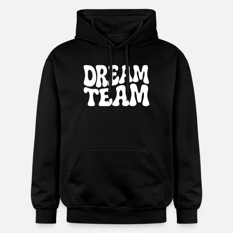 Équipe de rêve - Sweat à capuche Softstyle® Gildan Unisexe - noir