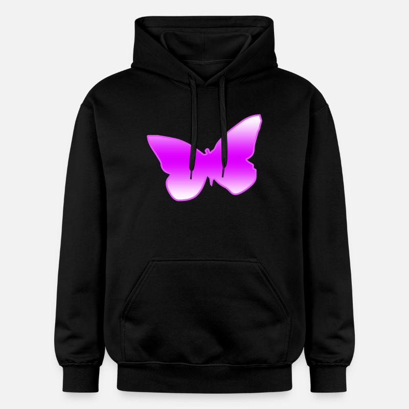 Papillon - Sweat à capuche Softstyle® Gildan Unisexe - noir