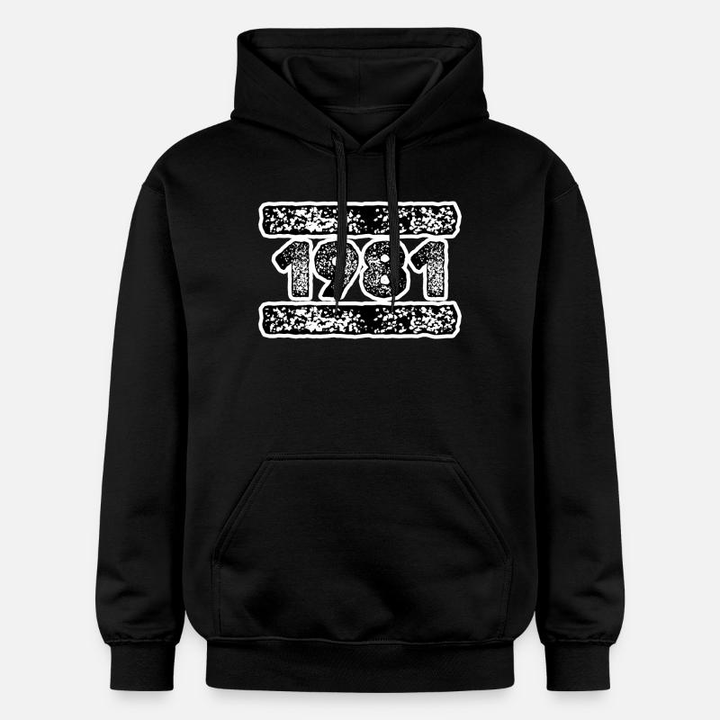 Année 1981 - Sweat à capuche Softstyle® Gildan Unisexe - noir