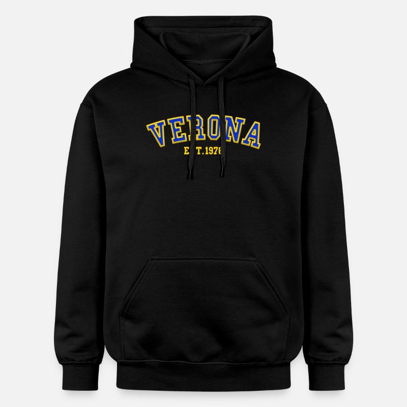 Vérone fondée en 1976 - Sweat à capuche Softstyle® Gildan Unisexe - noir