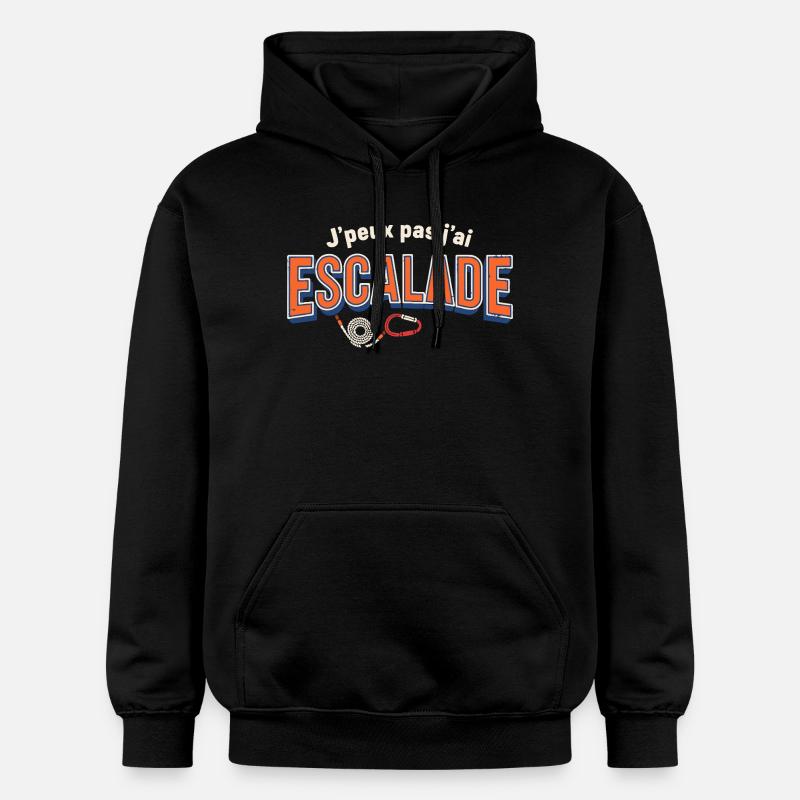 J'peux pas j'ai Escalade - Sweat à capuche Softstyle® Gildan Unisexe - noir