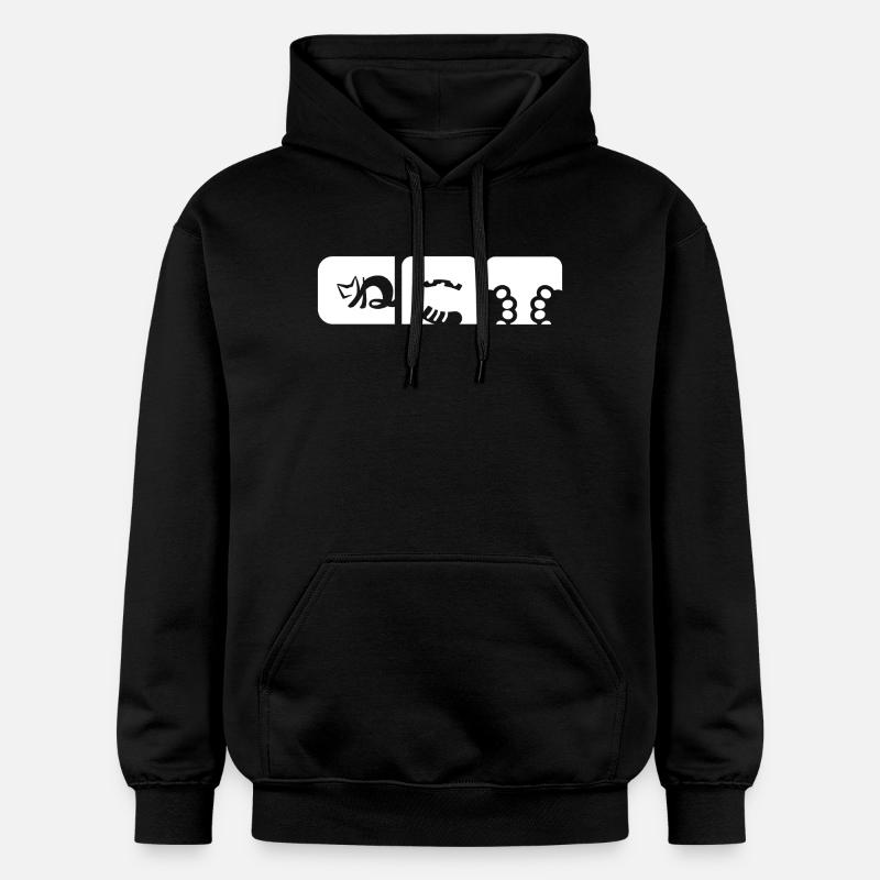 Le chat et les Japonais - Sweat à capuche Softstyle® Gildan Unisexe - noir