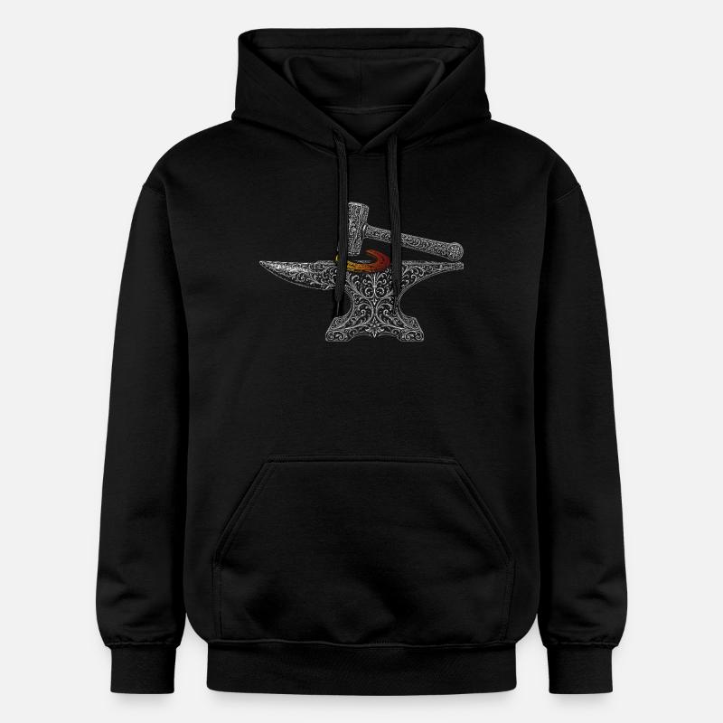 maréchal-ferrant - Sweat à capuche Softstyle® Gildan Unisexe - noir