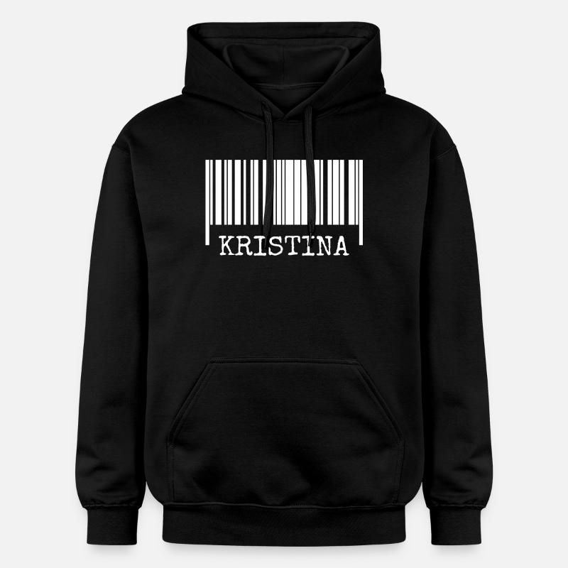 Cod à barres Kristina - Sweat à capuche Softstyle® Gildan Unisexe - noir