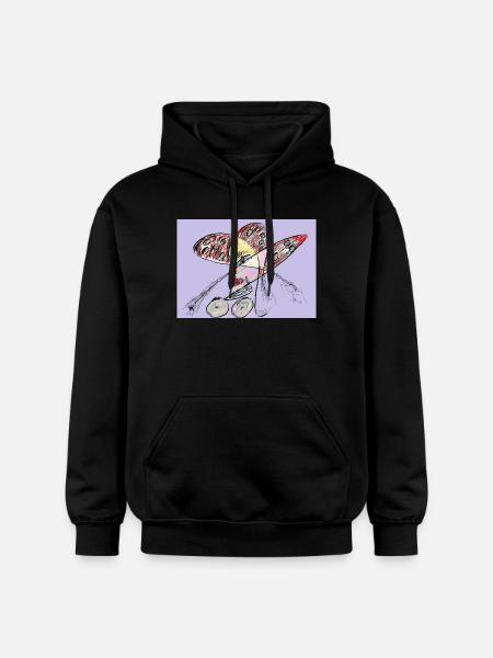 Der High-Fashion-Bürger - Gildan Unisex Softstyle® Midweight Hoodie - Schwarz