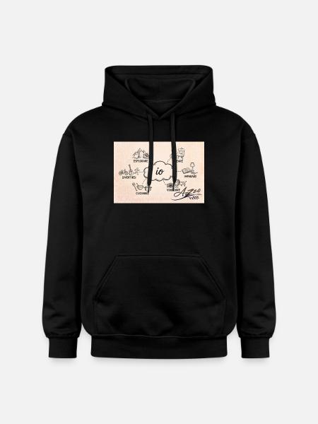 Azzo - Gildan Unisex Softstyle® Midweight Hoodie - Schwarz