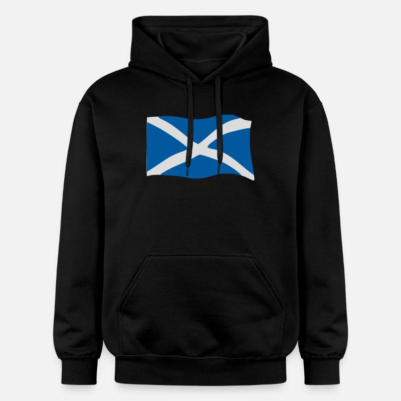 Drapeau de l'ecosse - Sweat à capuche Softstyle® Gildan Unisexe - noir