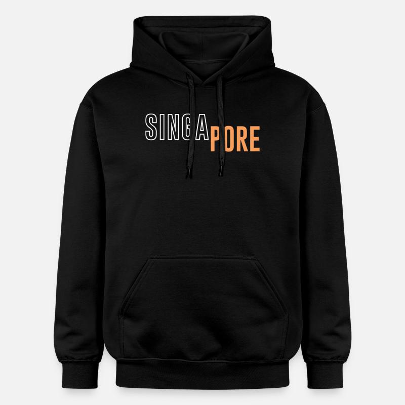 Singapour - Sweat à capuche Softstyle® Gildan Unisexe - noir