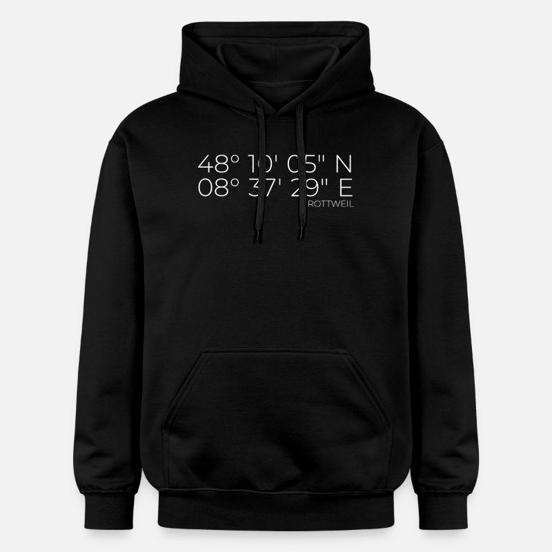 Coordonnées Rottweil - Sweat à capuche Softstyle® Gildan Unisexe - noir