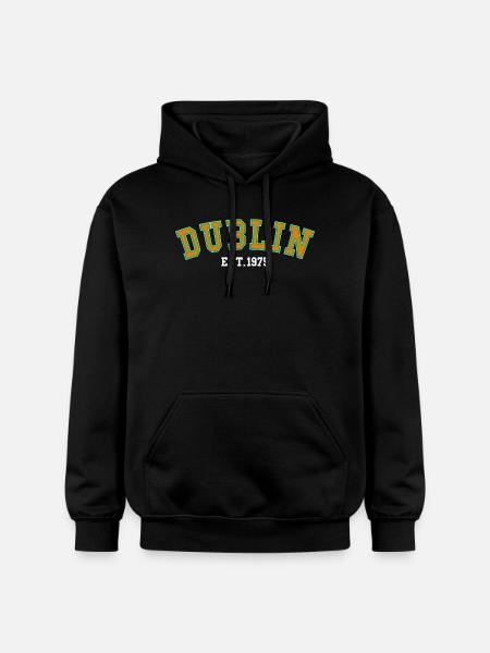 Dublin Est. 1975 - Gildan Unisex Softstyle® Midweight Hoodie - Schwarz