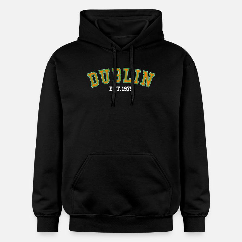 Cité de Dublin 1975 - Sweat à capuche Softstyle® Gildan Unisexe - noir