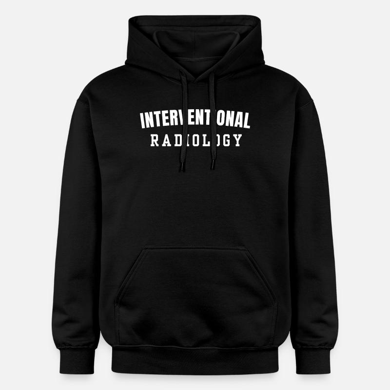 Interventional Radiology Technologist IR Cath - Gildan Unisex Softstyle® Midweight Hoodie - black