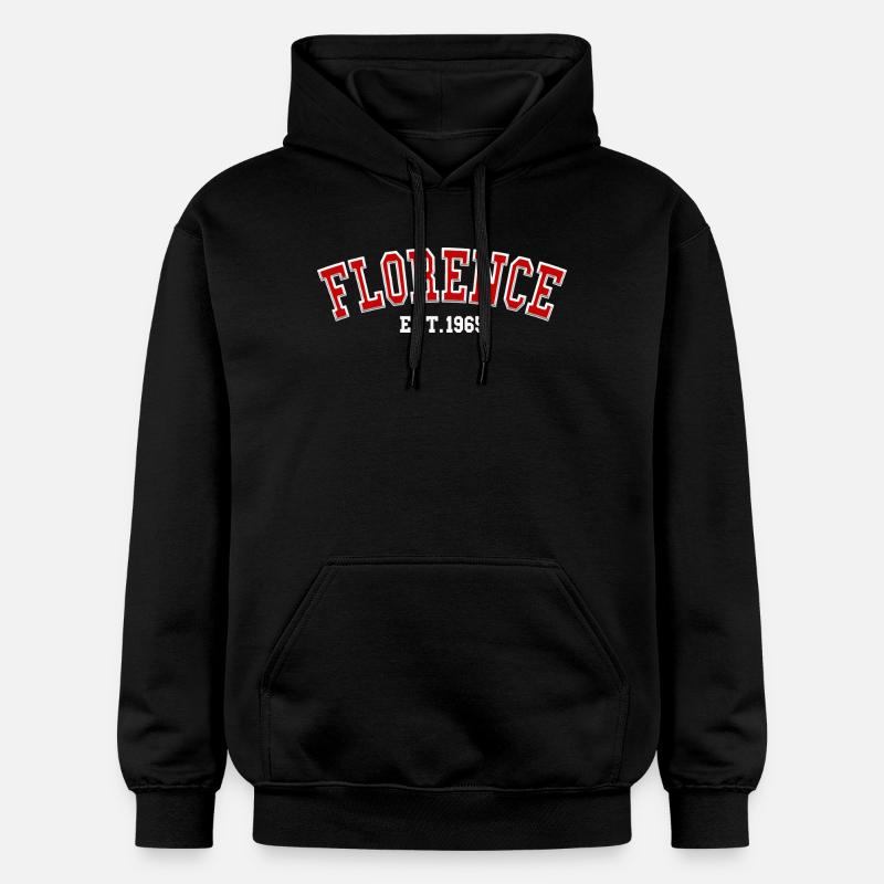 Florence Fondée en 1965 - Sweat à capuche Softstyle® Gildan Unisexe - noir