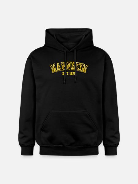 Mannheim Est 1975 - Gildan Unisex Softstyle® Midweight Hoodie - black