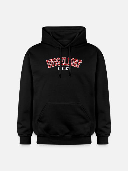 Dusseldorf Est. 1976 - Gildan Unisex Softstyle® Midweight Hoodie - black