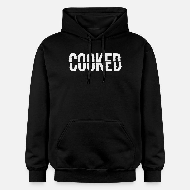 Lettrage buggé cuit - Sweat à capuche Softstyle® Gildan Unisexe - noir