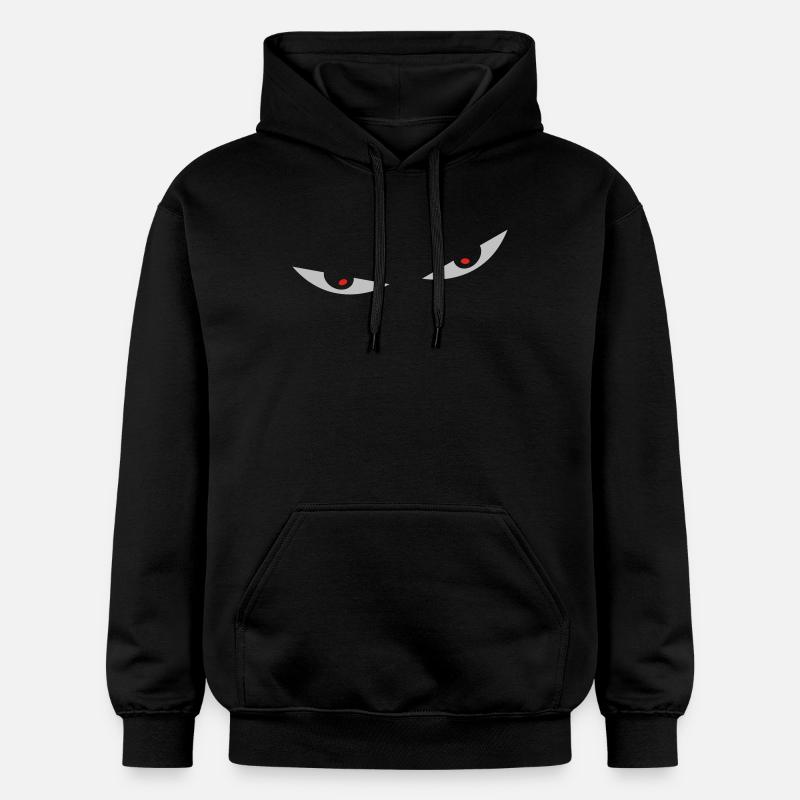 comic eyes augen - Gildan Unisex Softstyle® Midweight Hoodie - Schwarz