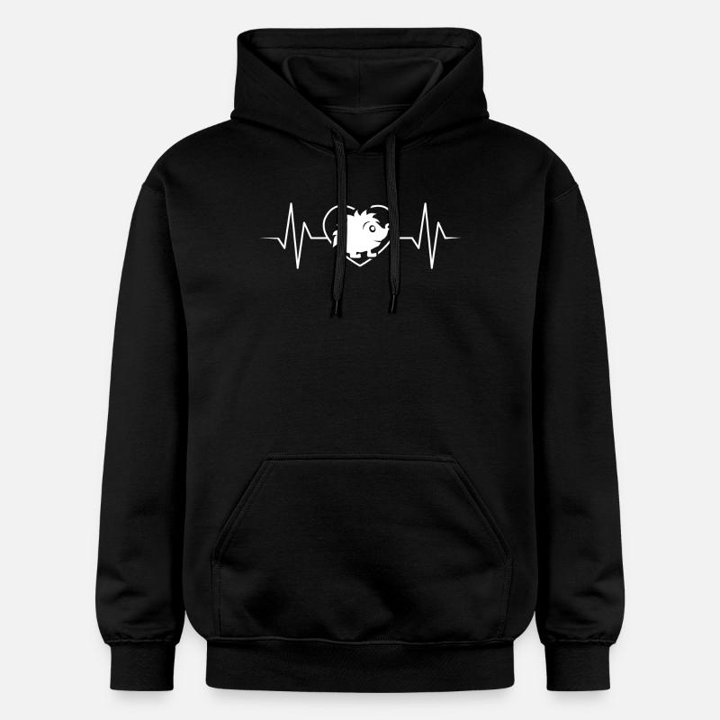 Hérisson - Sweat à capuche Softstyle® Gildan Unisexe - noir