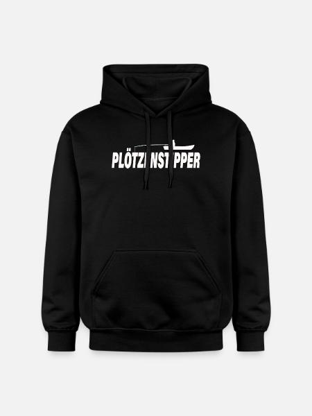 PLÖTZENSTIPPER - Gildan Unisex Softstyle® Midweight Hoodie - black