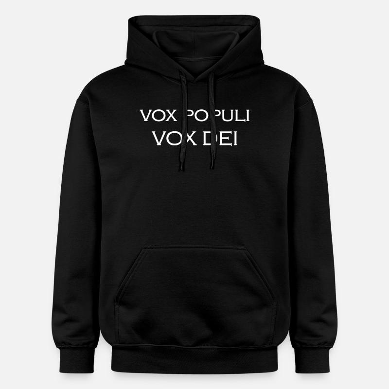 VOX_POPULI-_VOX_DEI - Sweat à capuche Softstyle® Gildan Unisexe - noir