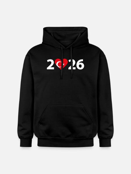 I love Türkei 2026, Urlaub in der Türkei 2026 - Gildan Unisex Softstyle® Midweight Hoodie - Schwarz