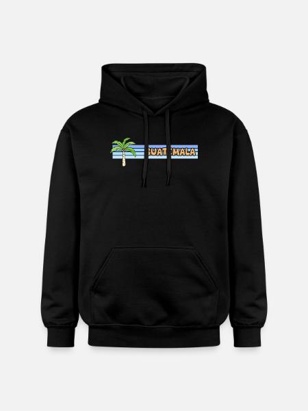 Gift for Guatemala - Gildan Unisex Softstyle® Midweight Hoodie - black