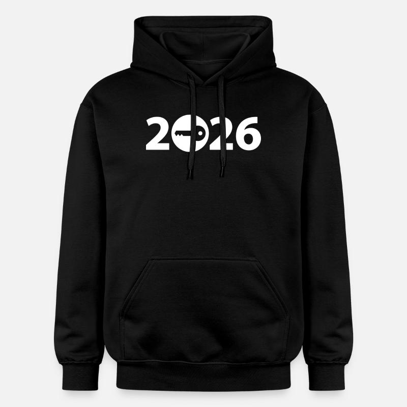 Client 2026, serrurier 2026 - Sweat à capuche Softstyle® Gildan Unisexe - noir