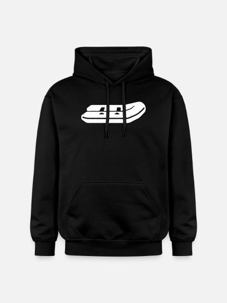 Schlauchboot Paddeln Boot Vektor - Gildan Unisex Softstyle® Midweight Hoodie - Schwarz