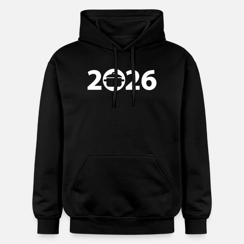 Chef 2026, Chef 2026, Restaurateur 2026 - Sweat à capuche Softstyle® Gildan Unisexe - noir