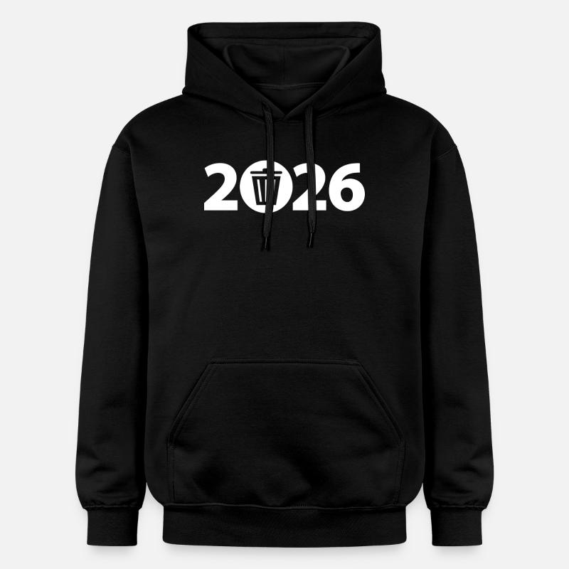 Déchets 2026, Déchets 2026, Saleté 2026 - Sweat à capuche Softstyle® Gildan Unisexe - noir