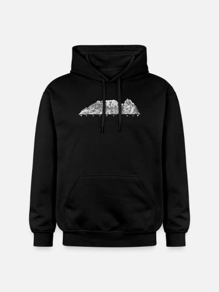 Zakopane Giewont Tatry - Gildan Unisex Softstyle® Midweight Hoodie - Schwarz