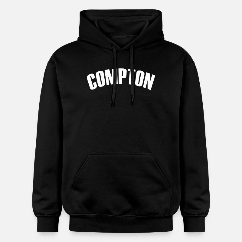 Chemise Compton - Sweat à capuche Softstyle® Gildan Unisexe - noir
