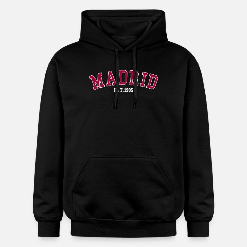 Madrid_Est_1995 - Sweat à capuche Softstyle® Gildan Unisexe - noir
