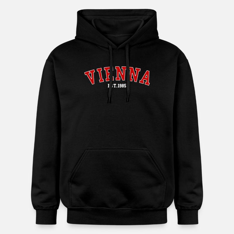 Vienna_Est_1985 - Sweat à capuche Softstyle® Gildan Unisexe - noir