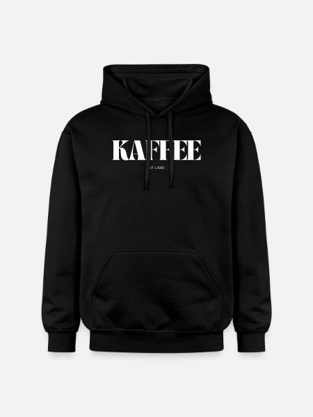 Kaffee ist Liebe - Gildan Unisex Softstyle® Midweight Hoodie - Schwarz