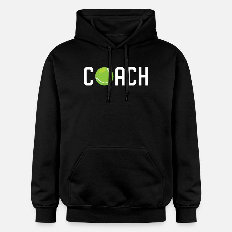 Entraîneur de tennis - Sweat à capuche Softstyle® Gildan Unisexe - noir