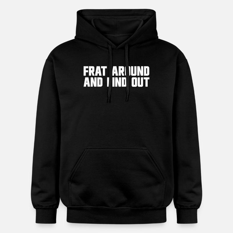 Connectez-vous et découvrez-le - Sweat à capuche Softstyle® Gildan Unisexe - noir