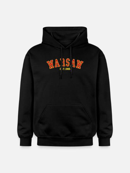Warsaw_Est_1995 - Sweat à capuche Softstyle® Gildan Unisexe - noir