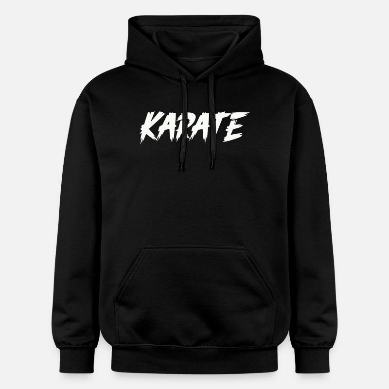 karaté - Sweat à capuche Softstyle® Gildan Unisexe - noir
