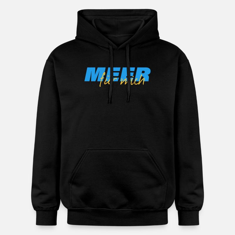 MER pour moi - Sweat à capuche Softstyle® Gildan Unisexe - noir