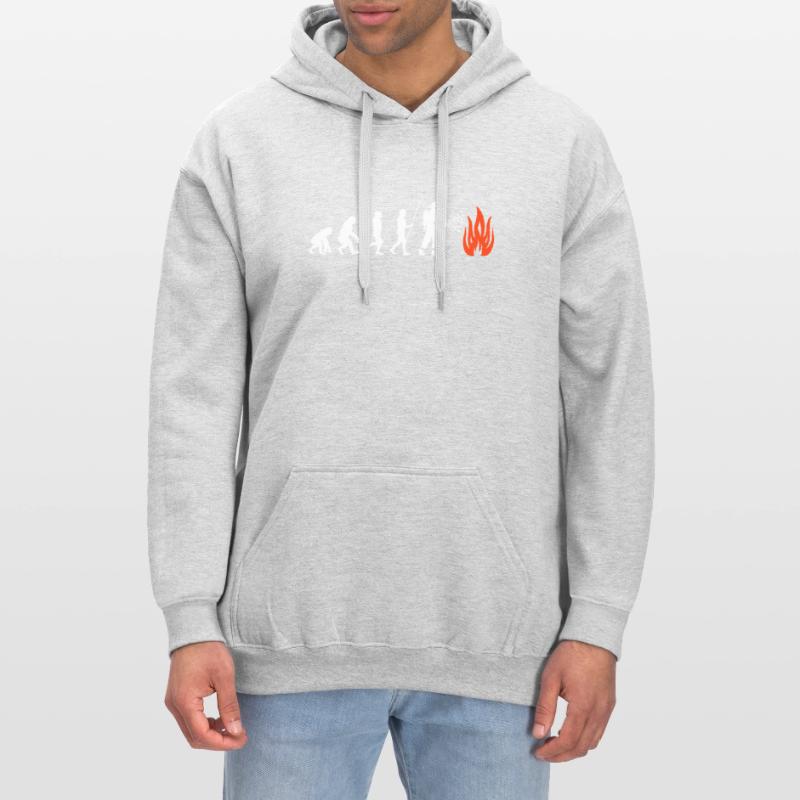 Fire Brigade Evolution Firefighter Gildan Unisex Softstyle® Midweight Hoodie