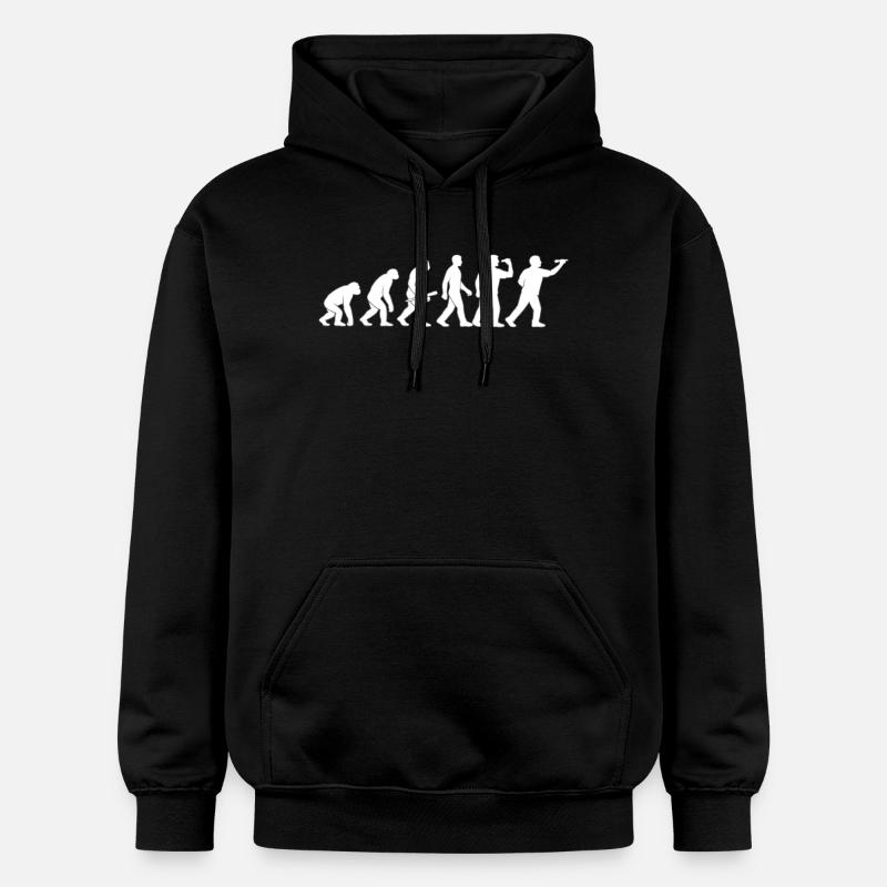 Evolution der Technik - Gildan Unisex Softstyle® Midweight Hoodie - Schwarz