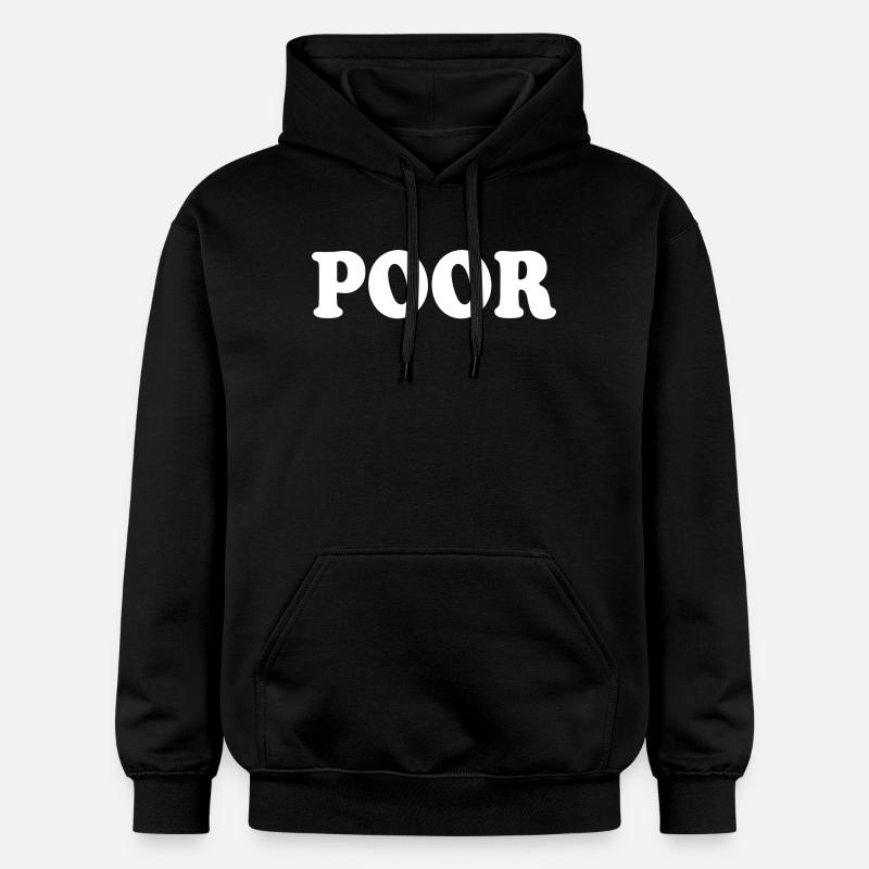 Poor - Sweat à capuche Softstyle® Gildan Unisexe - noir