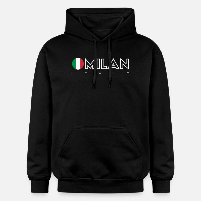 Milan - Sweat à capuche Softstyle® Gildan Unisexe - noir