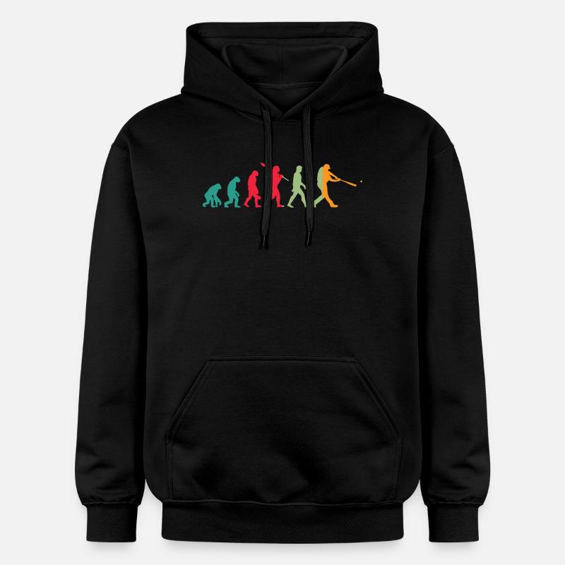 Évolution du basket-ball - Sweat à capuche Softstyle® Gildan Unisexe - noir