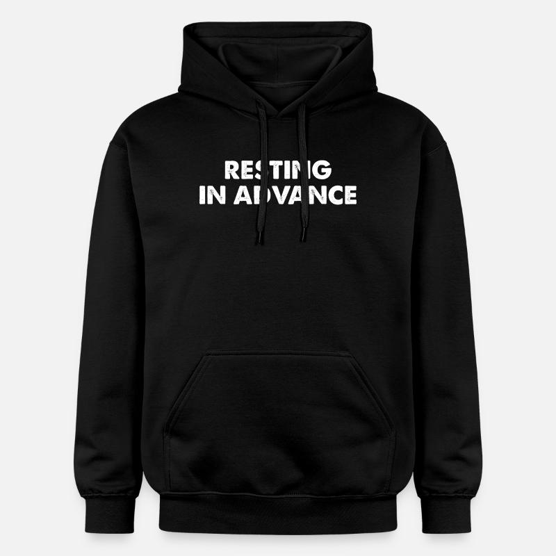 Se reposer en avance - Sweat à capuche Softstyle® Gildan Unisexe - noir