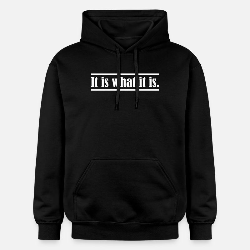 C’est ce que c’est. - Sweat à capuche Softstyle® Gildan Unisexe - noir
