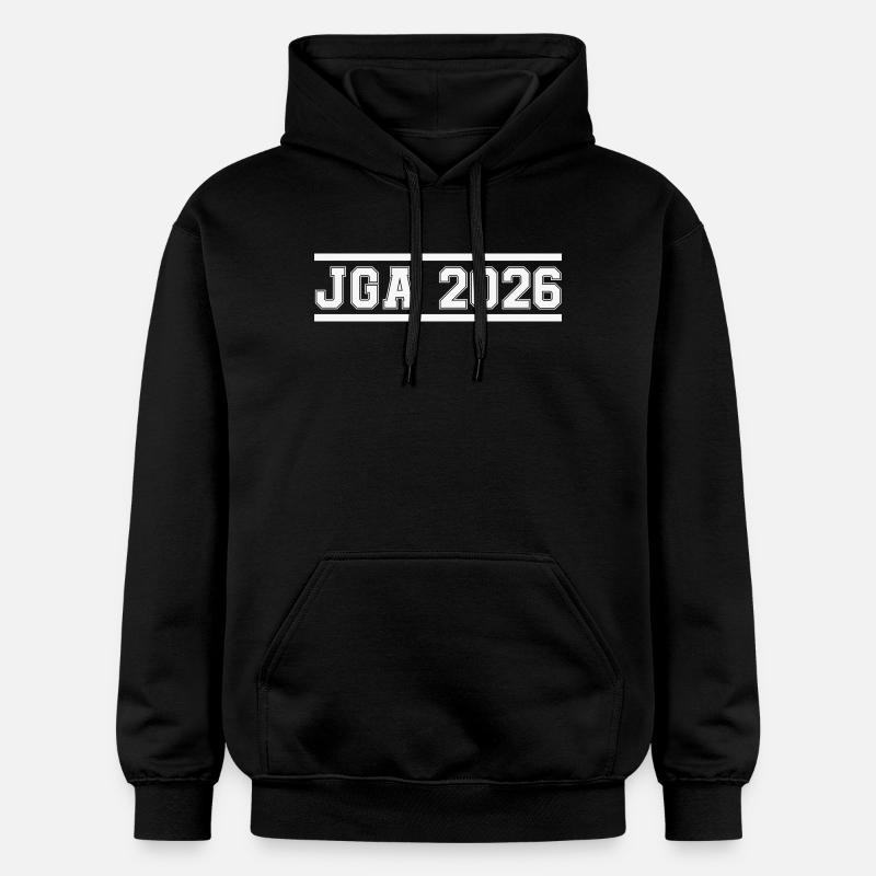 JGA_2026- - Sweat à capuche Softstyle® Gildan Unisexe - noir