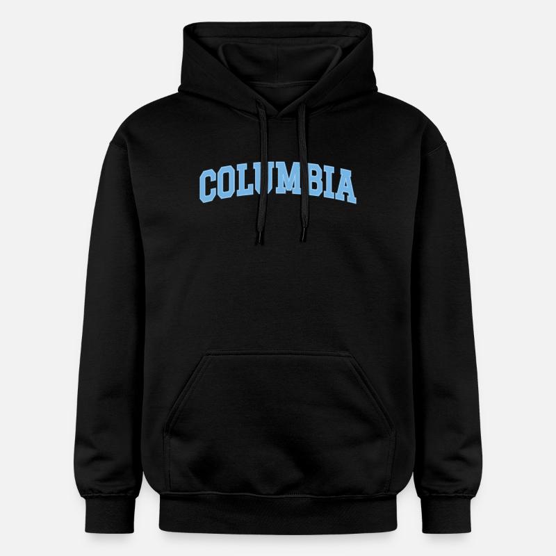 Columbia – Design classique des collèges - Sweat à capuche Softstyle® Gildan Unisexe - noir