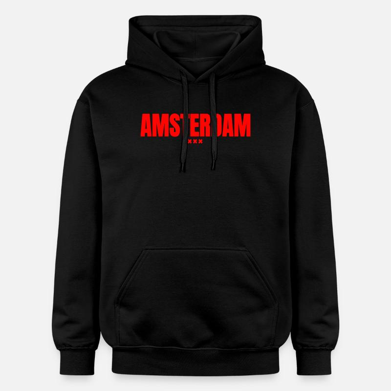 Amsterdam - Sweat à capuche Softstyle® Gildan Unisexe - noir